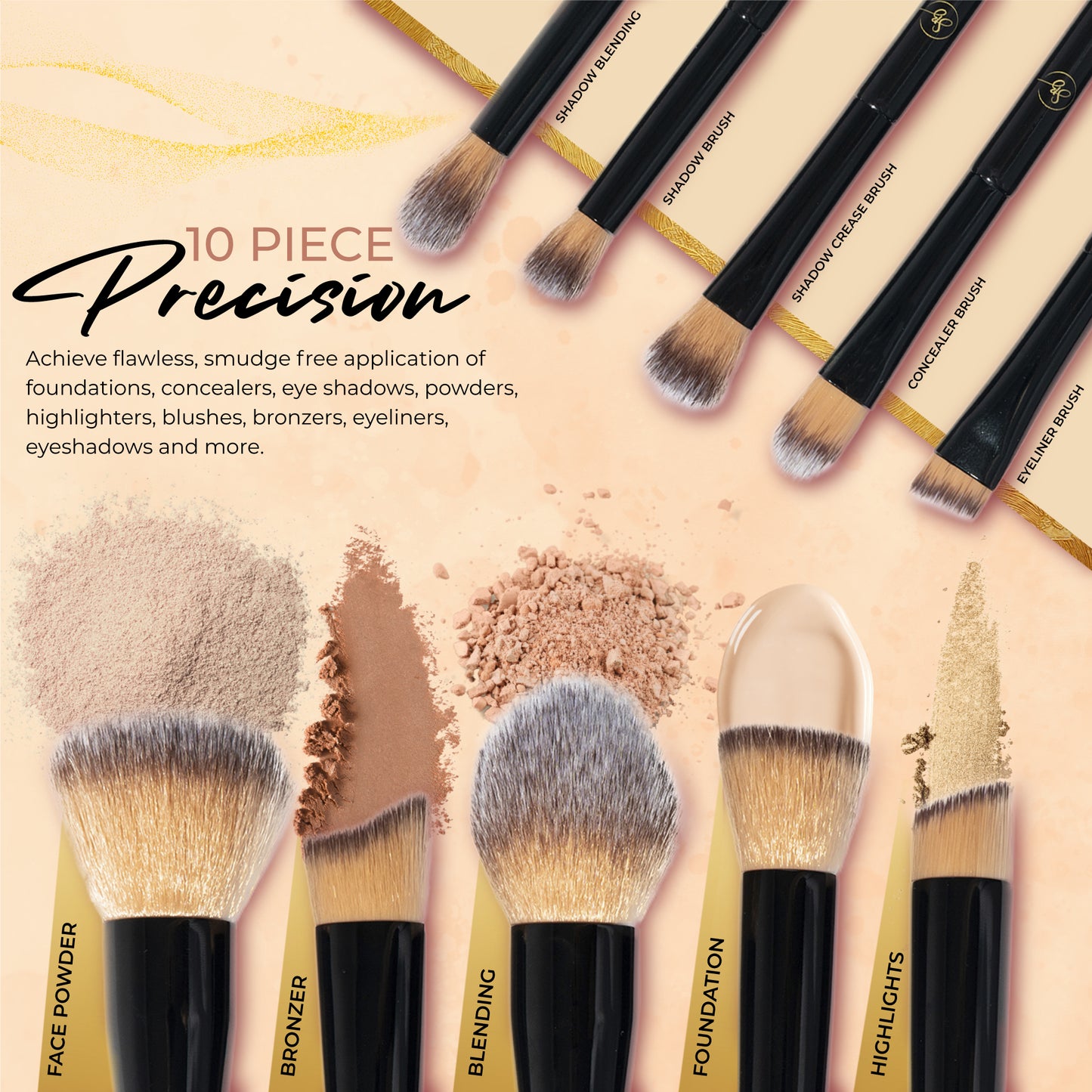 The ESSENTIAL Makeup Brush Set