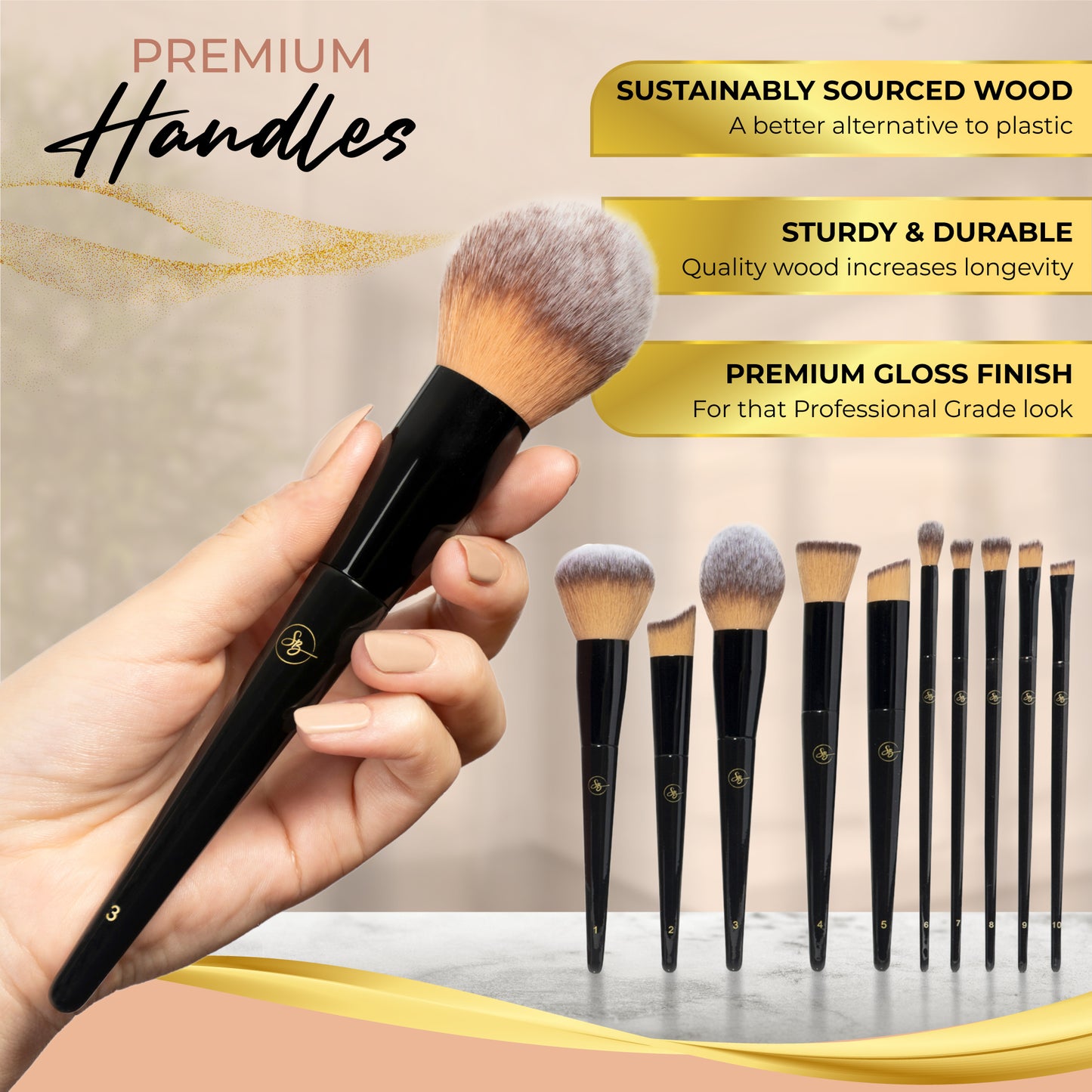 The ESSENTIAL Makeup Brush Set